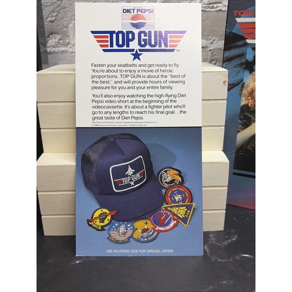 Top Gun VHS 1987 Paramount 75th‎ Anniversary Tom Cruise 1692 Action Movie - Picture 12 of 13